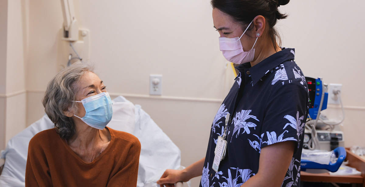 Doctor with a patient