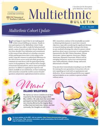 Fall 2024 MEC Newsletter