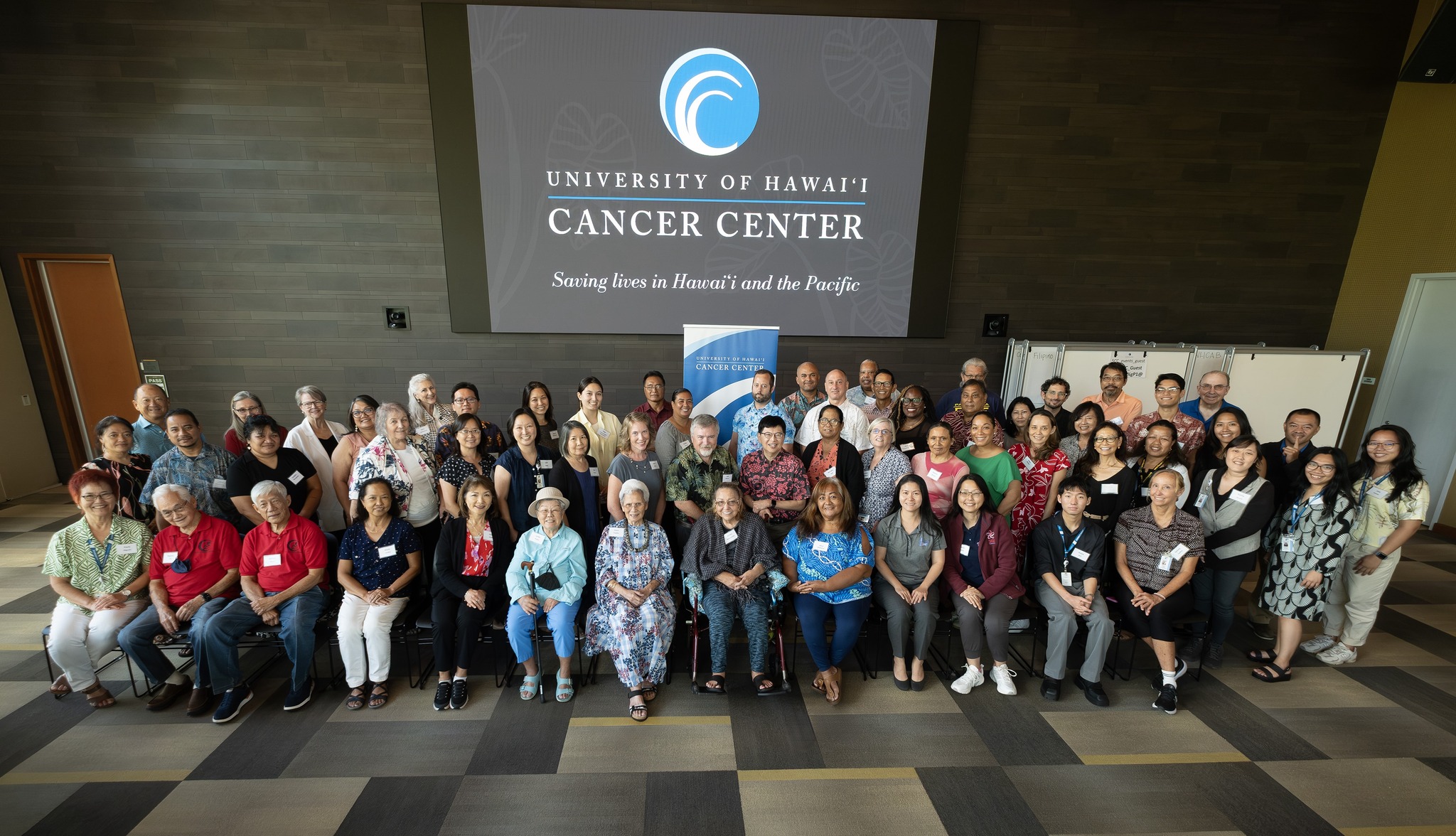 group photo of the UH Cancer Center's advisory and advocacy members