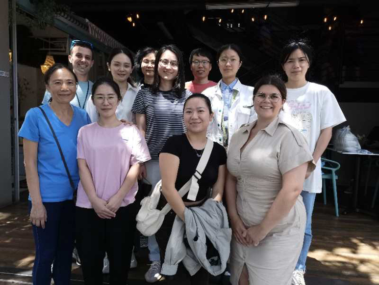 Group lunch at Chengdu Taste
