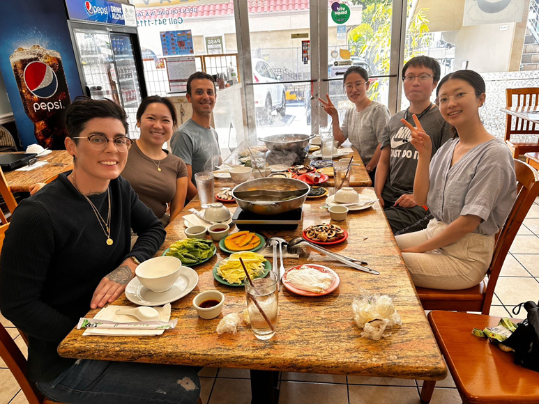 Group lunch at Hot pot heaven